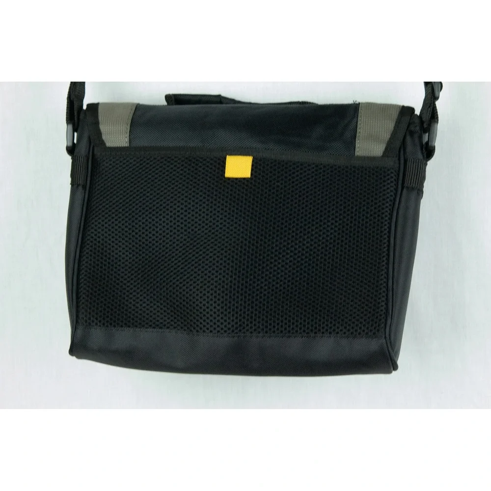 Targus Messenger Bag Black Grey Padded Laptop Shoulder Tech Travel Bag